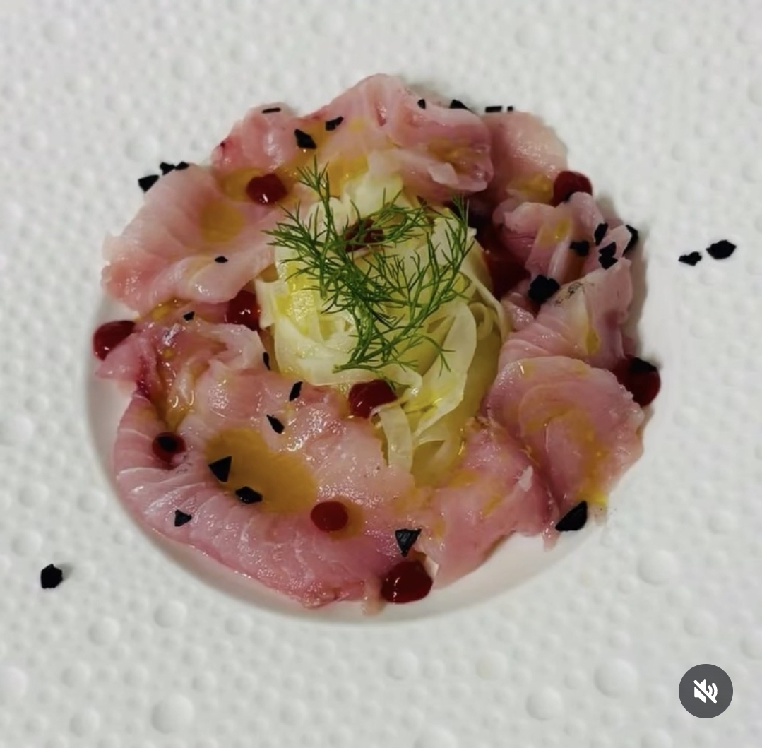Piatto creativo servito al Cortiletto Bistrot