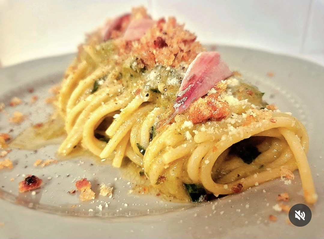 Primo piatto della cucina del Cortiletto Bistrot